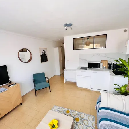 2 Pieces, 8mn A Pied De La Croisette/plage Cannes